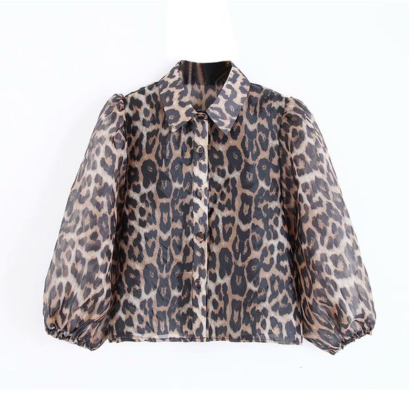 fashion women leopard blouse shirt puff three quarter sleeve plus size ladies turn down collar streetwear blusa feminina, White
fashion women leopard blouse shirt puff three quarter sleeve plus size ladies turn down collar streetwear blusa feminina, White
