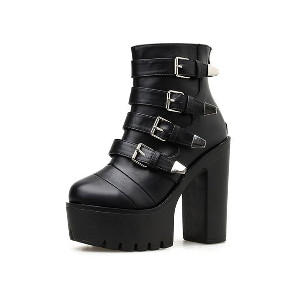 black gothic punk boots belt buckle strap womens platform goth shoes block super high heels knight biker ankle boots
black gothic punk boots belt buckle strap womens platform goth shoes block super high heels knight biker ankle boots