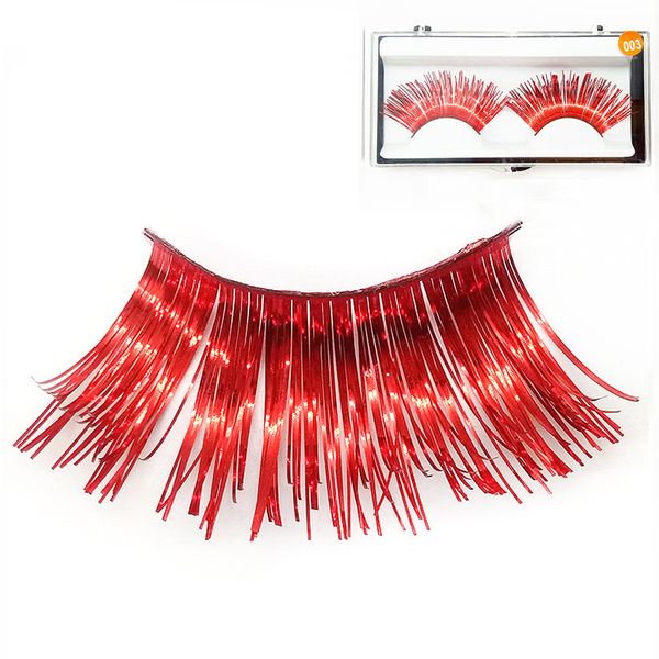1 pair red color strip false eyelashes 100% pure handmade personality stage creative makeup show exaggerated eye lashes
1 pair red color strip false eyelashes 100% pure handmade personality stage creative makeup show exaggerated eye lashes