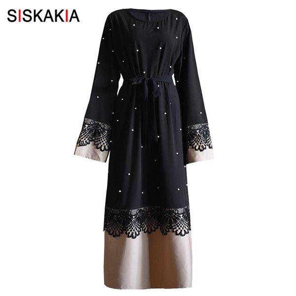 siskakia женщина абай мода мусульманской кружева лоскутное бисероплетение дизайн халаты женского дубаи оаэ турция катар одежда осень, Red
siskakia женщина абай мода мусульманской кружева лоскутное бисероплетение дизайн халаты женского дубаи оаэ турция катар одежда осень, Red