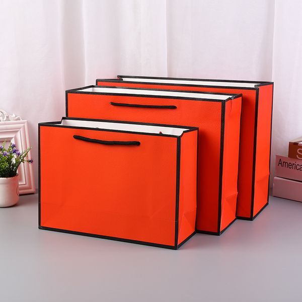simple solid color garment portable paper bags thicken white card gift packaging shopping bag fashion party gifts bags
simple solid color garment portable paper bags thicken white card gift packaging shopping bag fashion party gifts bags