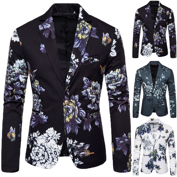feitong male suit blazer printed men slim jacket vintage suits fashion luxury formal wedding dress autumn coat suit coat men, White;black
feitong male suit blazer printed men slim jacket vintage suits fashion luxury formal wedding dress autumn coat suit coat men, White;black