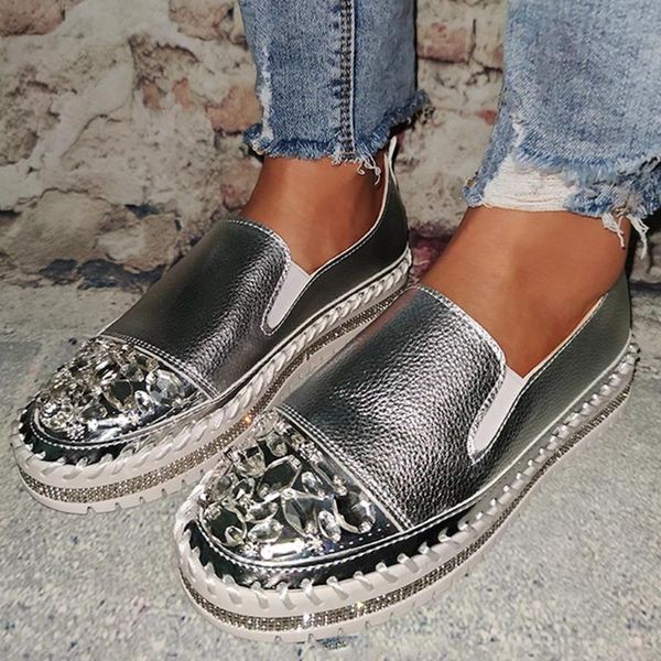 women shoes lady summer fashion casual flat heel crystal rhinestone glitter slip on platform loafers soft shoes plus size c140#, Black
women shoes lady summer fashion casual flat heel crystal rhinestone glitter slip on platform loafers soft shoes plus size c140#, Black