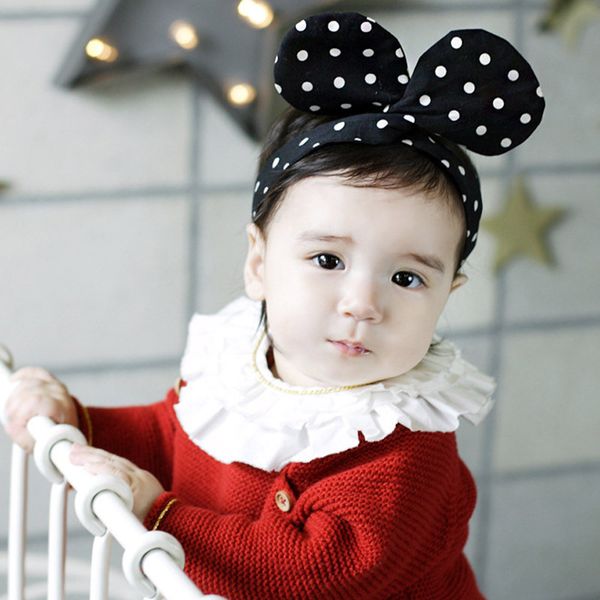 korean version of the new children's baby polka dot big hair band pgraphy p jewelry princess hair accessories, Slivery;white
korean version of the new children's baby polka dot big hair band pgraphy p jewelry princess hair accessories, Slivery;white
