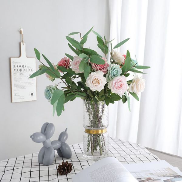 1 pcs artificial silk rose flowers for wedding bridal bouquet home decor valentine's gift flower arrangements
1 pcs artificial silk rose flowers for wedding bridal bouquet home decor valentine's gift flower arrangements