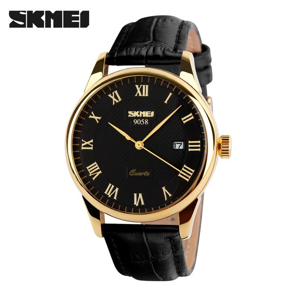skmei fashion brand mens quartz watch luxury genuine leather watches business watch male wristwatches quartz casual dress watch, Slivery;brown
skmei fashion brand mens quartz watch luxury genuine leather watches business watch male wristwatches quartz casual dress watch, Slivery;brown