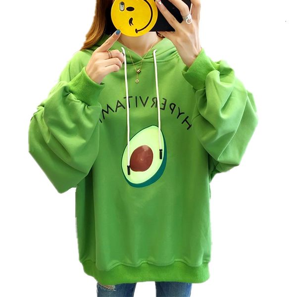 harajuku oversized pullover hoodies loose sweatshirt kawaii cartoon avocado printed puff sleeves women outwear plus size 2xl, Black
harajuku oversized pullover hoodies loose sweatshirt kawaii cartoon avocado printed puff sleeves women outwear plus size 2xl, Black