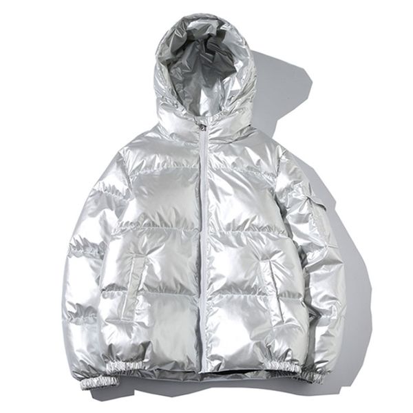 winter men jacket thick warm parka jackets silver bright glossy bread coat fashion young loose hooded cotton jacket outwear male, Black
winter men jacket thick warm parka jackets silver bright glossy bread coat fashion young loose hooded cotton jacket outwear male, Black