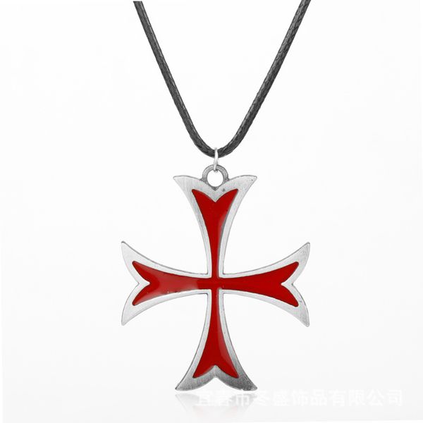fashion jewelry men's necklace vintage knights templar iron cross pendant necklace for men cross jewelry christmas party gift, Silver
fashion jewelry men's necklace vintage knights templar iron cross pendant necklace for men cross jewelry christmas party gift, Silver