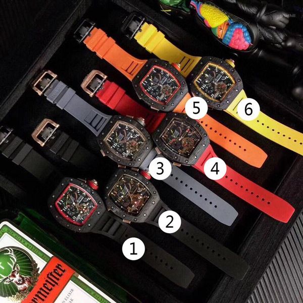 men watches rm12-01 automatic movement rubber strapwatchcase watches watch sports skeleton1, Slivery;brown
men watches rm12-01 automatic movement rubber strapwatchcase watches watch sports skeleton1, Slivery;brown