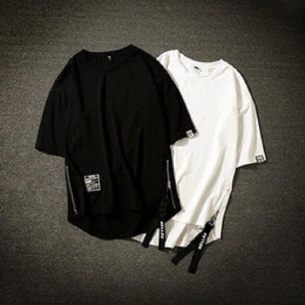 streetwear хлопок мужчины футболку половина длины tee shirt homme hip hop ленты side-молнии с коротким рукавом мужская футболка, White;black
streetwear хлопок мужчины футболку половина длины tee shirt homme hip hop ленты side-молнии с коротким рукавом мужская футболка, White;black
