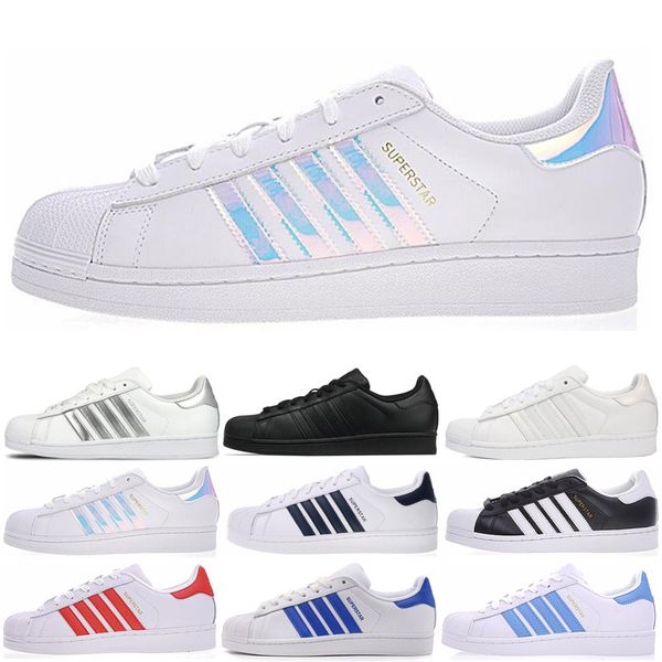 2019 super star white hologram iridescent junior men superstars 80s sneakers pride womens mens trainers superstar casual shoes sale, Black
2019 super star white hologram iridescent junior men superstars 80s sneakers pride womens mens trainers superstar casual shoes sale, Black