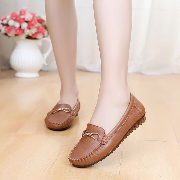 2019 women shoes woman schoenen vrouw ladies mother leather flat soft slip on roman shoes footwear loafers #3, Black
2019 women shoes woman schoenen vrouw ladies mother leather flat soft slip on roman shoes footwear loafers #3, Black