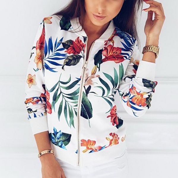 women's jackets cysincos vintage floral printed short jacket women long sleeve zipper bomber streetwear autumn female loose o-neck coa, Black;brown
women's jackets cysincos vintage floral printed short jacket women long sleeve zipper bomber streetwear autumn female loose o-neck coa, Black;brown