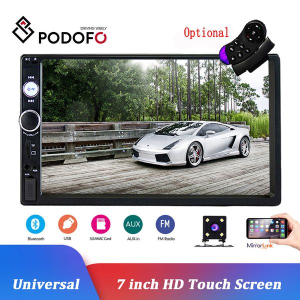 podofo 2 din car radio 7" bluetooth stereo multimedia player autoradio mp3 mp5 touch screen auto radio support rear view camera car dvd
podofo 2 din car radio 7" bluetooth stereo multimedia player autoradio mp3 mp5 touch screen auto radio support rear view camera car dvd