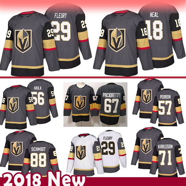 29 Marc-Andre Fleury 18 James Neal Vegas Golden Knights Hockey Jersey 71 William Karlsson 56 Erik Haula 88 Nate Schmidt 57 David Perron