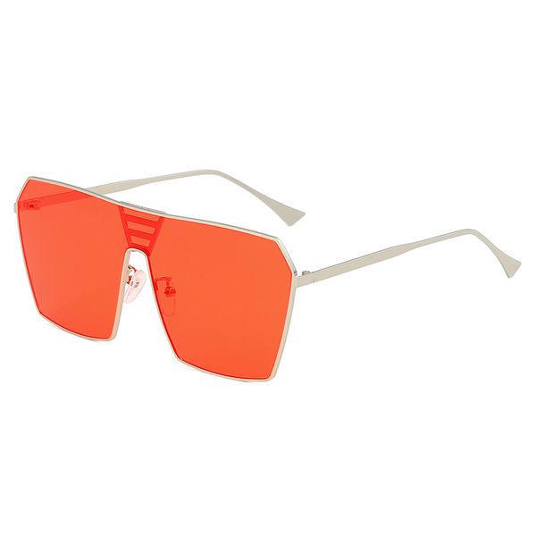 new one-piece sunglasses men and women brand designer fashion large frame flat glasses one-piece lens design avant-garde style 9, White;black
new one-piece sunglasses men and women brand designer fashion large frame flat glasses one-piece lens design avant-garde style 9, White;black