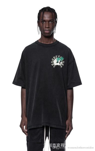 designer mens skulls printed tee fashion loose solid color short sleeves t shir casual washed male apparel, White;black
designer mens skulls printed tee fashion loose solid color short sleeves t shir casual washed male apparel, White;black
