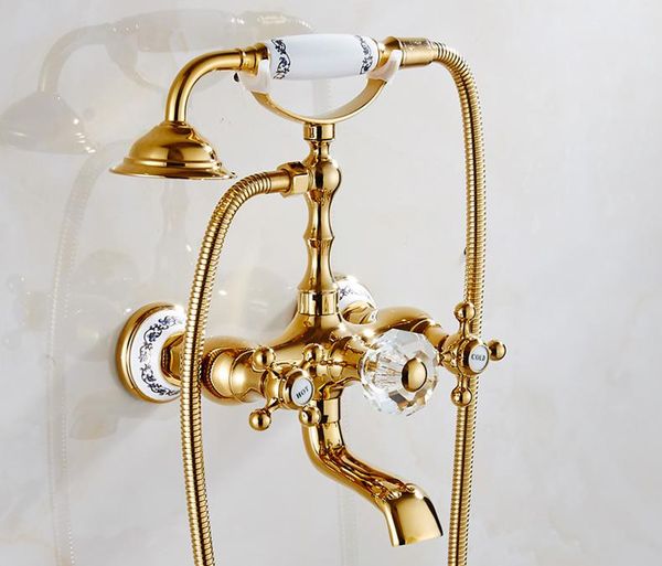 european style wall-mounted telephone handle bathroom antique hardware bathtub faucet bathroom brass crystal shower set
european style wall-mounted telephone handle bathroom antique hardware bathtub faucet bathroom brass crystal shower set