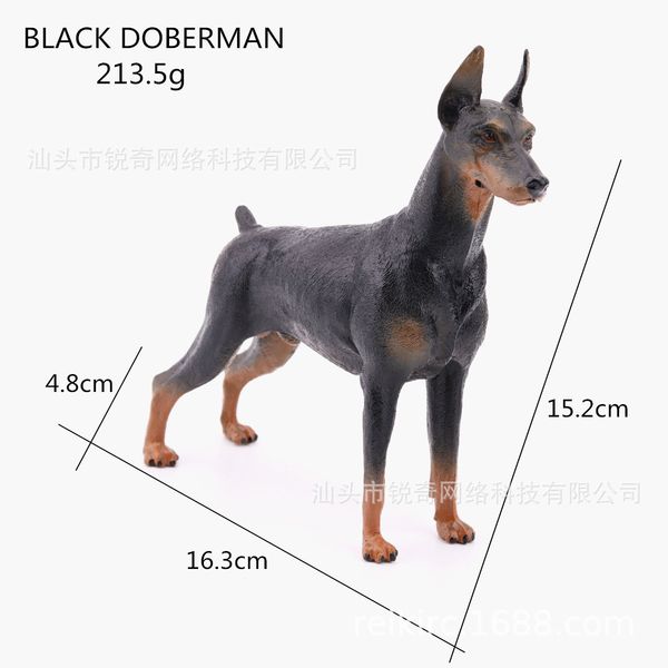 selling environmentally friendly plastic mini doberman pinscher animal model children's toy static dog decoration
selling environmentally friendly plastic mini doberman pinscher animal model children's toy static dog decoration