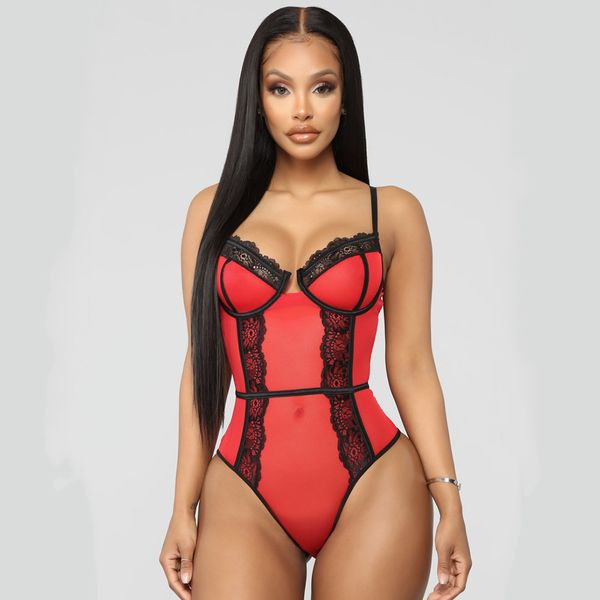 lingerie for women deep v teddy lace babydoll one piece bodysuit pyjamas, Black;white
lingerie for women deep v teddy lace babydoll one piece bodysuit pyjamas, Black;white