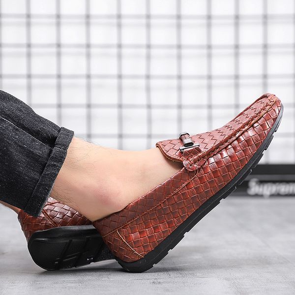 2020 new cross-border new household driving shoes british casual shoes breathable soft bottom non-slip peas shoes men, Black
2020 new cross-border new household driving shoes british casual shoes breathable soft bottom non-slip peas shoes men, Black