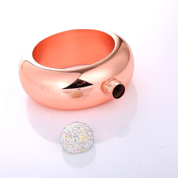 fashionable 3.5oz stainless steel bracelet bangle hip flask rhinestones lid alcohol whiskey drinkware jewelry for women
fashionable 3.5oz stainless steel bracelet bangle hip flask rhinestones lid alcohol whiskey drinkware jewelry for women