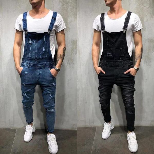 jeans men modis denim overalls streetwear skinny ripped stretchy slim punk pants for man fashion casual clothes homme trousers, Blue
jeans men modis denim overalls streetwear skinny ripped stretchy slim punk pants for man fashion casual clothes homme trousers, Blue