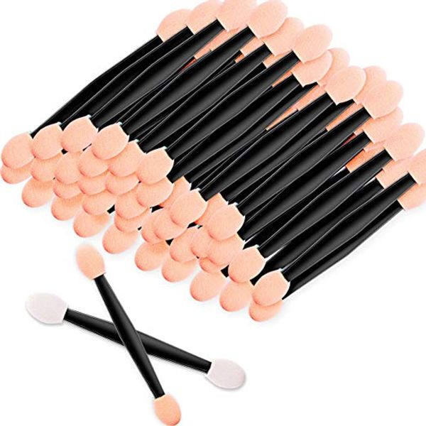 Disposable Eyeshadow Brush Sponge Tipped Oval Makeup Tool Dual Sides Eyeshadow Brush Comestic Applicator for Girls Lady Women Daily Beauty
Disposable Eyeshadow Brush Sponge Tipped Oval Makeup Tool Dual Sides Eyeshadow Brush Comestic Applicator for Girls Lady Women Daily Beauty
