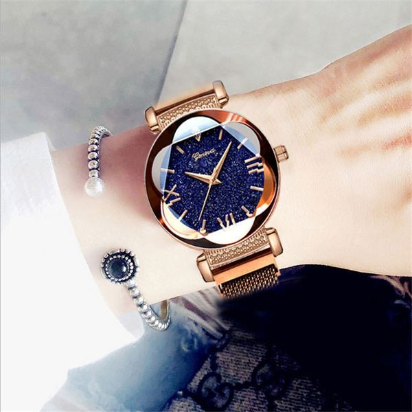 starry sky watch women watches luxury magnet buckle women's quartz wristwatch unique diamond clock ladies watch gift, Slivery;brown
starry sky watch women watches luxury magnet buckle women's quartz wristwatch unique diamond clock ladies watch gift, Slivery;brown