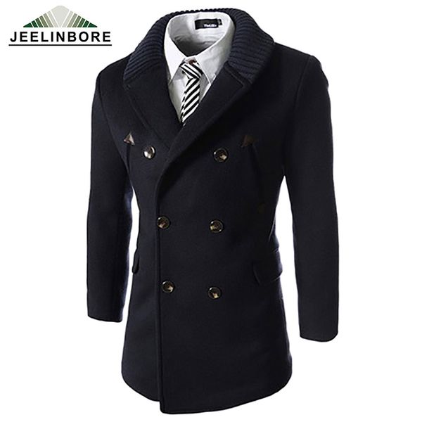 autumn winter men trench coat double breasted knitted collar stitching trench coat woolen cloth fabric long slim, Tan;black
autumn winter men trench coat double breasted knitted collar stitching trench coat woolen cloth fabric long slim, Tan;black