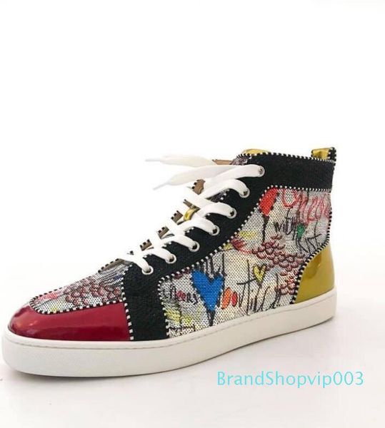 sell men women shoes red bottom sneakers high-print silver pik pik no limit rare studs rhinestones graffiti shoes, Black
sell men women shoes red bottom sneakers high-print silver pik pik no limit rare studs rhinestones graffiti shoes, Black