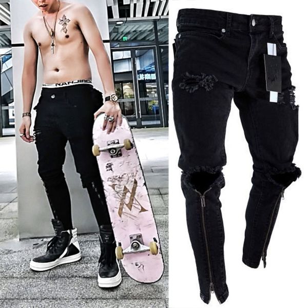 jean men's trousers men's pants elastic casual pants cotton men outdoor hip hop jogging slim, Blue
jean men's trousers men's pants elastic casual pants cotton men outdoor hip hop jogging slim, Blue