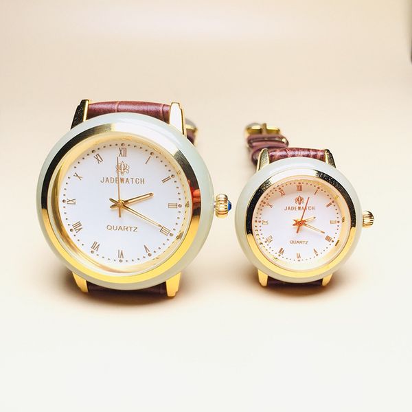 мужчины смотреть моды белого нефрита часы кварц кожа, Slivery;brown 
мужчины смотреть моды белого нефрита часы кварц кожа, Slivery;brown