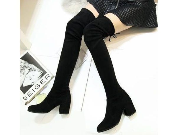 fashionville*u674 40 genuine leather stretch tie land boots thick heel over the knees black greys w fashion women international brand
fashionville*u674 40 genuine leather stretch tie land boots thick heel over the knees black greys w fashion women international brand