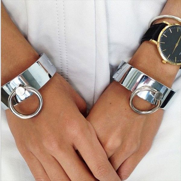 jewelry circle ring wide cuff bracelet noeud armband silver color bangle bracelet for women bracelets manchette bangles, Black
jewelry circle ring wide cuff bracelet noeud armband silver color bangle bracelet for women bracelets manchette bangles, Black