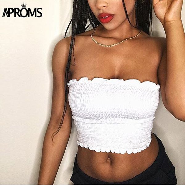 aproms cool girls basic tank women elegant strapless tube fashion 2019 streetwear dot plaid print camis crop tees, White
aproms cool girls basic tank women elegant strapless tube fashion 2019 streetwear dot plaid print camis crop tees, White