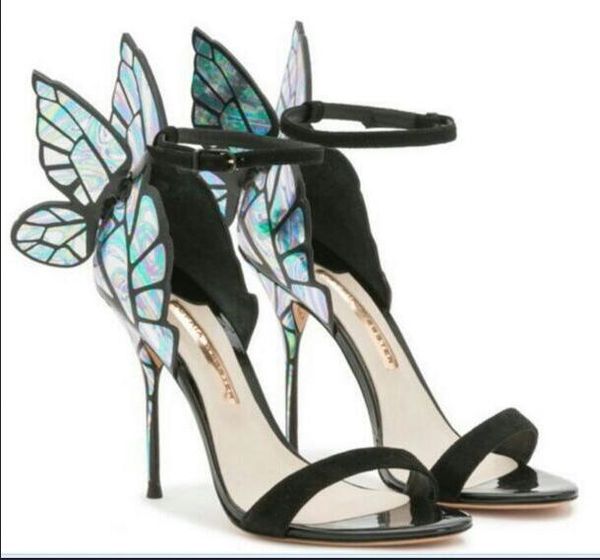 sophia webster sandals genuine leather pumps butterfly high heel sandals 2020 for women stiletto shoes, Black
sophia webster sandals genuine leather pumps butterfly high heel sandals 2020 for women stiletto shoes, Black