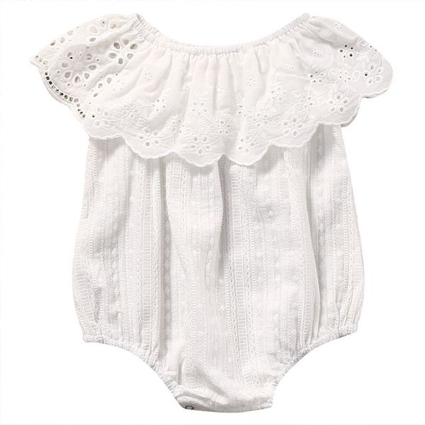 sweet newborn infant baby girl clothes lace solid romper shoulder-bare jumpsuit clothes outfit usa, White
sweet newborn infant baby girl clothes lace solid romper shoulder-bare jumpsuit clothes outfit usa, White