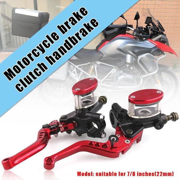 7/8 motorcycle brake clutch pump hydraulic master cylinder easy to install durable handlebar lever 22mm
7/8 motorcycle brake clutch pump hydraulic master cylinder easy to install durable handlebar lever 22mm