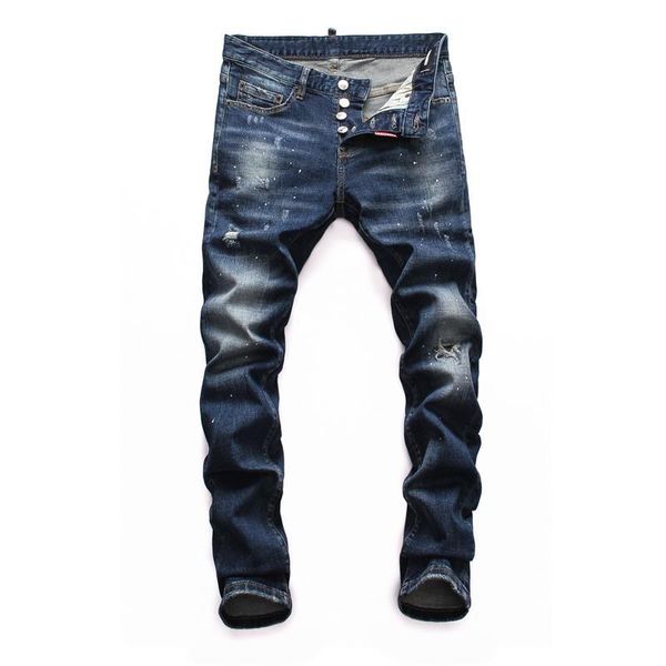 2020 mens panelled hip trousers new ripped jeans men tide europe and the united states high street biker jeans, Blue
2020 mens panelled hip trousers new ripped jeans men tide europe and the united states high street biker jeans, Blue