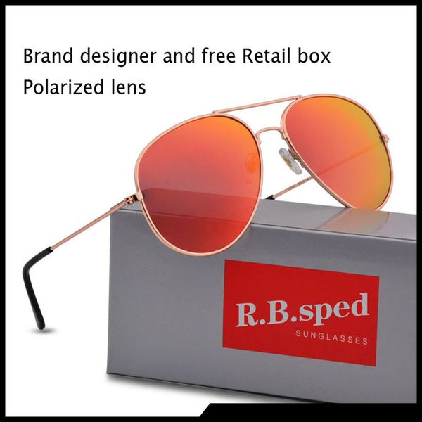 

поляризованные солнцезащитные очки для мужчин, женщин марка дизайнер пилот солнцезащитные очки vintage спортивные очки polaroid линзы с кори, White;black