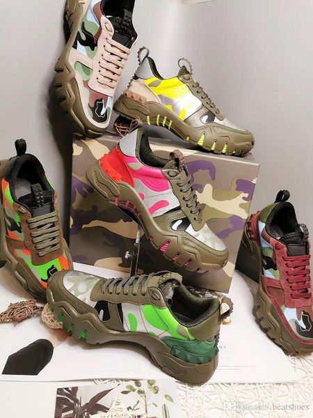 2020 latest designer shoes men rockrunner camouflage sneaker vintage climbers women real leather printing trainers new rubber running shoes, Black
2020 latest designer shoes men rockrunner camouflage sneaker vintage climbers women real leather printing trainers new rubber running shoes, Black