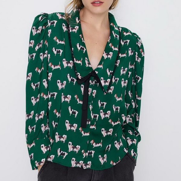 animal prints shirt long sleeve women blouse autumn 2019 new fashion modern girl casual, White
animal prints shirt long sleeve women blouse autumn 2019 new fashion modern girl casual, White