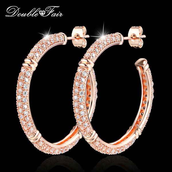 double fair brand luxury cubic zirconia big stud earrings rose gold color fashion crystal drop jewelry for women brincos dfe617, Golden
double fair brand luxury cubic zirconia big stud earrings rose gold color fashion crystal drop jewelry for women brincos dfe617, Golden