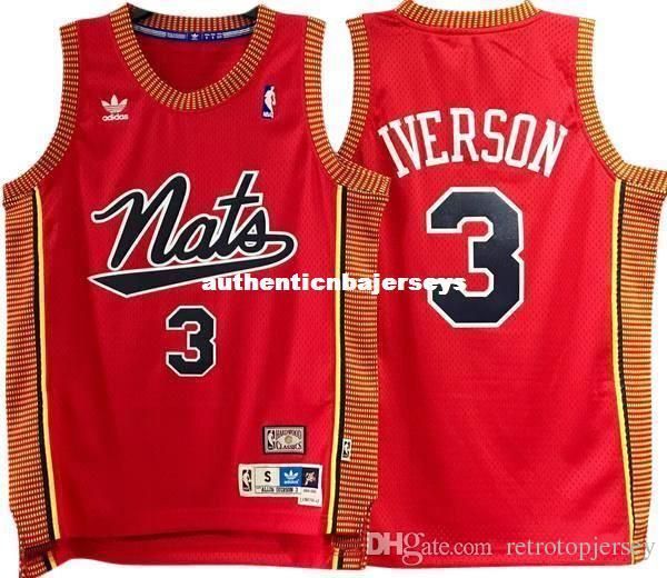 allen iverson #3 red sewn 'nats' vintage jersey mens vest size xs-6xl stitched basketball jerseys ncaa, Black;blue 
allen iverson #3 red sewn 'nats' vintage jersey mens vest size xs-6xl stitched basketball jerseys ncaa, Black;blue