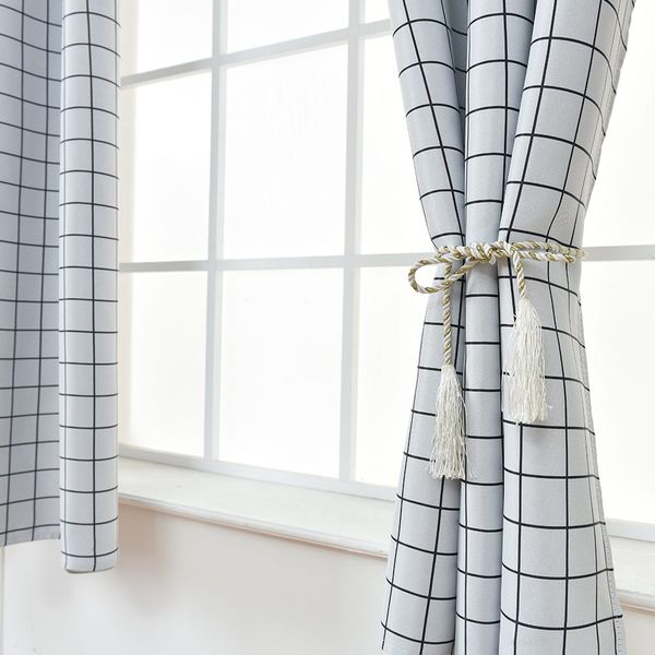 simple nordic window curtain grid printed curtain for kitchen bedroom 100*130cm dc112
simple nordic window curtain grid printed curtain for kitchen bedroom 100*130cm dc112