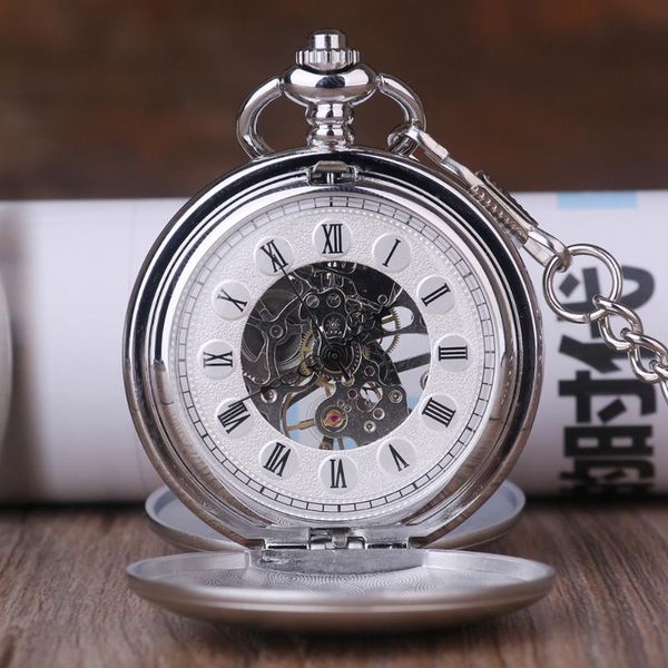 suhang mechanical pocket watch silver double sides open hollow skeleton silver case casual men women pocket watch, Slivery;golden
suhang mechanical pocket watch silver double sides open hollow skeleton silver case casual men women pocket watch, Slivery;golden