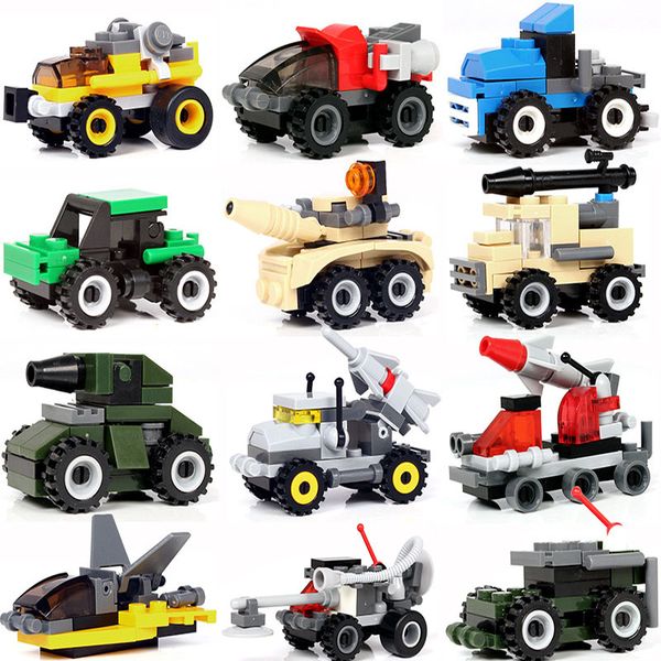 14 types of plastic assembled armored vehicle missile vehicle off-road vehicle small block puzzle children's block toy
14 types of plastic assembled armored vehicle missile vehicle off-road vehicle small block puzzle children's block toy