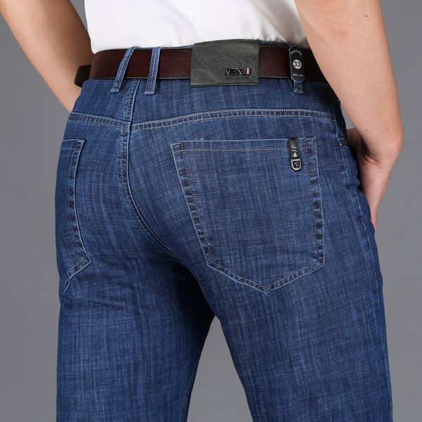 spring summer mens brand jeans business casual high quality fashion trousers regular fit stretch denim pants men jeans homme, Blue
spring summer mens brand jeans business casual high quality fashion trousers regular fit stretch denim pants men jeans homme, Blue